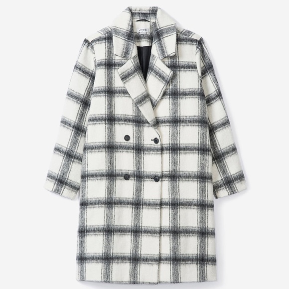 NOIZE - Kort Plus Long Length Vegan Wool Coat- Size: S - Picture 3 of 5